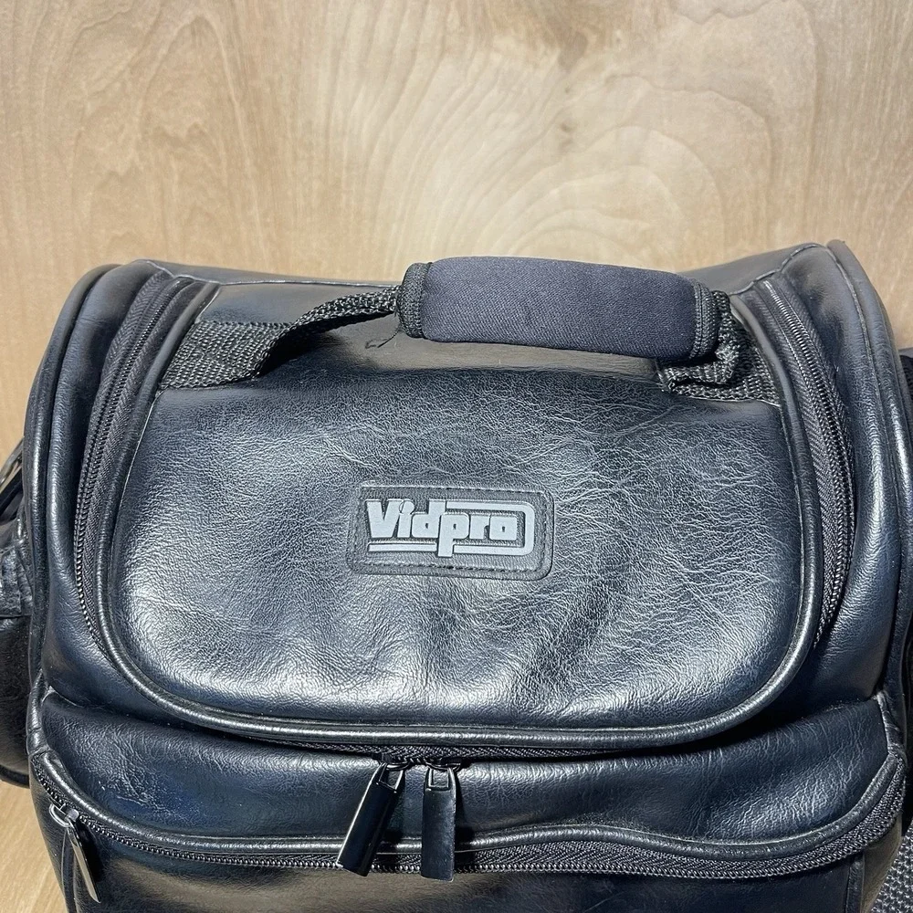 Vintage Vidpro Camera Video‎ Gadget Bag Large With Shoulder Strap